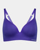 Simply Seamless Contour Bra in NAVY BLUE. Flat lay front view