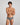 High Tech Cotton Mens Brief in GREY MARL. Flat lay back view