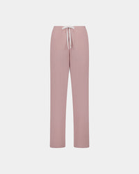 Bamboo Bliss Long PJ Pant in PALE MAUVE. Flat lay front view