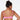 Model wears Damask Twin Pack Contour Bra Twin Pack in IBIS ROSE/WHITE. On body back view