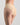 Model wears Body Cotton High Cut Brief in NATURAL. On body side view