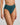 Model wears Body Cotton High Cut Brief in MEDITERRANEA. On body side view