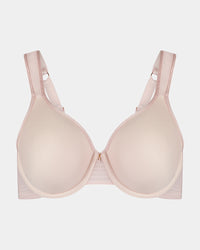 Perfect Lines Contour Bra in PALE LILAC. Flat lay front view