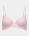 Bendon Body Lace Contour Bra in ICY PINK. Flat lay front view