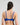 Model wears Intrigue Contour Bra in DAZZLING BLUE. On body back view