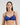 Model wears Leonie Underwire Bra in SURF THE WEB. On body front view