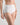 Model wears Freestyle Full Brief in WHITE. On body side view
