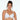 Model wears Body Cotton Contour Bra in WHITE. On body front view