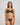 Lost Paradise Contour Bra in BLACK PRINT. Flat lay back view