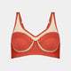 Bendon Sport Underwire Bra in BAKED APPLE/NOVELLE PEACH. Flat lay front view