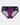Wild Violet Full Brief in JAZZY FLORAL PRINT. Flat lay front view