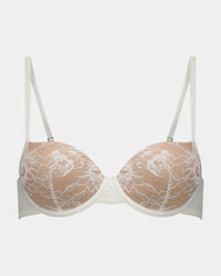 Dekota Contour Bra in SUGAR. Flat lay front view