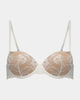 Dekota Contour Bra in SUGAR. Flat lay front view