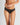 Model wears Sofia Bikini in BLACK. On body front view