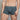 Model wears Cotton Print Series Mens Trunk in NATURE PRINT CHINA BLUE. On body side view
