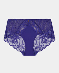 Midnight Express Full Brief in BLUE RIBBON. Flat lay front view