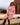 Riviera Robe in PALE LILAC/SALSA RED. Feature shot