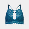 Mena Bralette in OCEAN DEPTHS. Flat lay front view