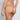 Model wears Lace Thong in MOCHA. On body back view