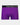 Everyday Essential Mens Trunk in PURPLE MAGIC. Flat lay front view