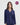 Model wears Bamboo Bliss Long Sleeve PJ Top in NAVY BLAZER. On body front view
