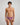 Cotton Stretch Mens Brief in TIBETAN RED STRIPE. Feature shot