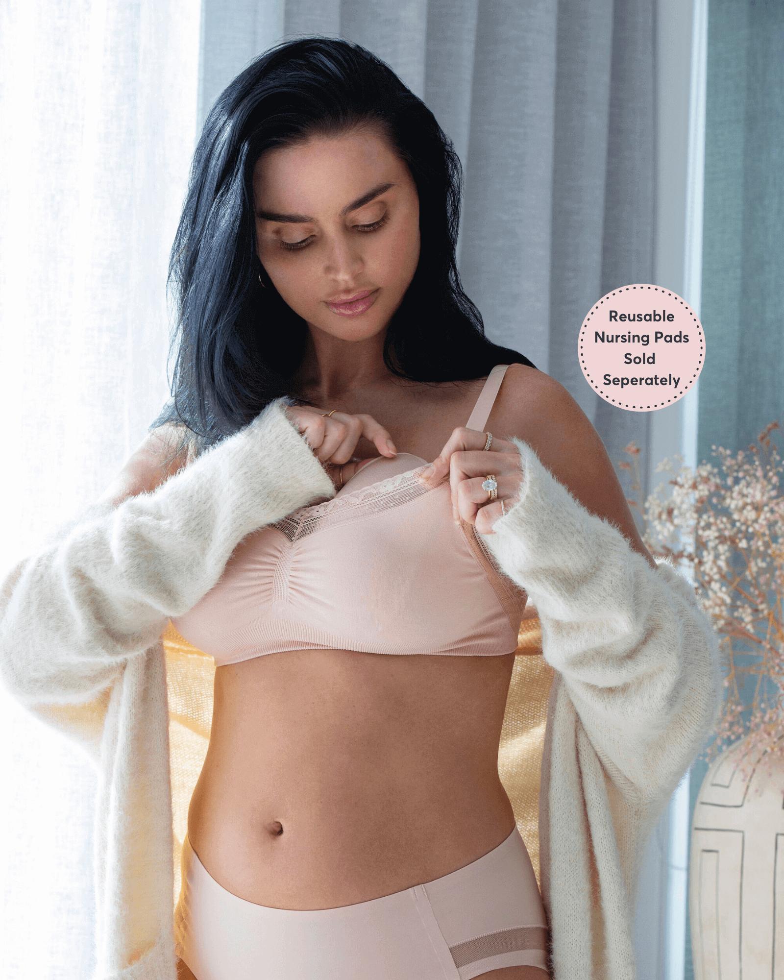 Bendon Nurture Maternity Bra in LATTE. Feature shot