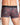 Model wears Retros Print Mens Trunk in GLOBAL TILE PRINT. On body back view