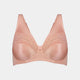 Clarissa Underwire Underwire Bra in CORAL CLOUD. Flat lay front view
