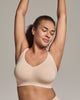 Comfit Collection Wire Free Bra in LATTE. Feature shot