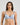 Model wears Harmony 2.0 Underwire Bra in SKYWAY/FIG. On body front view