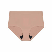 Flo Light Full Brief in MOCHA. Flat lay front view