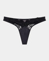 Amara Thong in BLACK. Flat lay front view