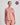 Model wears Holly Long Sleeve PJ Top in ASH ROSE. On body front view