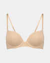 My Fit Smooth Push Up Bra in FRAPPE. Flat lay front view