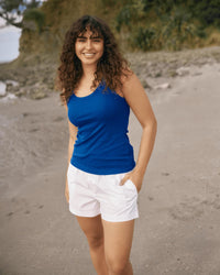 Boyfriend Boxer in WHITE. Feature shot