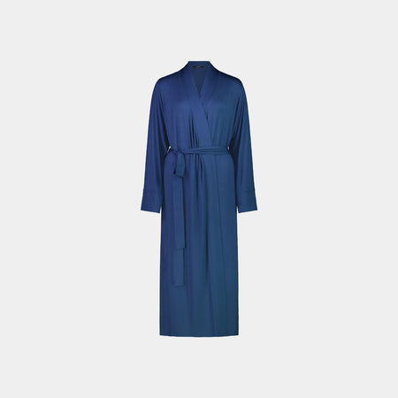 Marty Robe in INSIGNIA BLUE. Flat lay front view