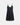 Nara Chemise in BLACK. Flat lay front view