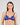 Model wears Siren Underwire Bra in SURF THE WEB. On body front view