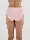 Model wears Stretch Cotton Full Brief in ICY PINK. On body back view