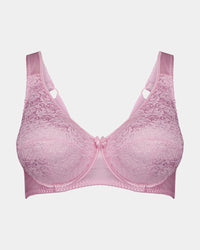 Charlotte Underwire Bra in FAIRY TALE. Flat lay front view