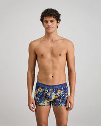 Retros Print Mens Trunk in WILD CAMO PRINT. Feature shot