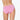 Model wears Simply Seamless Boyshort in SHOCKING PINK MARLE. On body back view