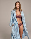 Riviera Robe in COOL BLUE. Feature shot