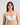 Model wears Sofia Contour Bra in BRIGHT WHITE. On body front view