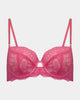 Only Mine Contour Bra in PINK LEMONADE/ICY PINK. Flat lay front view