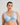 Model wears Charlotte Underwire Bra in SKYWAY. On body front view