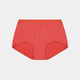 Model wears Body Cotton Full Brief Twin Pack in BAKED APPLE SPOT/BAKED APPLE. On body front view