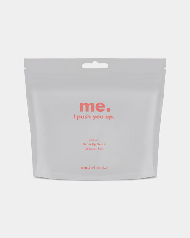 Model wears Push Up Pads Enhancement Products in CLEAR. On body front view