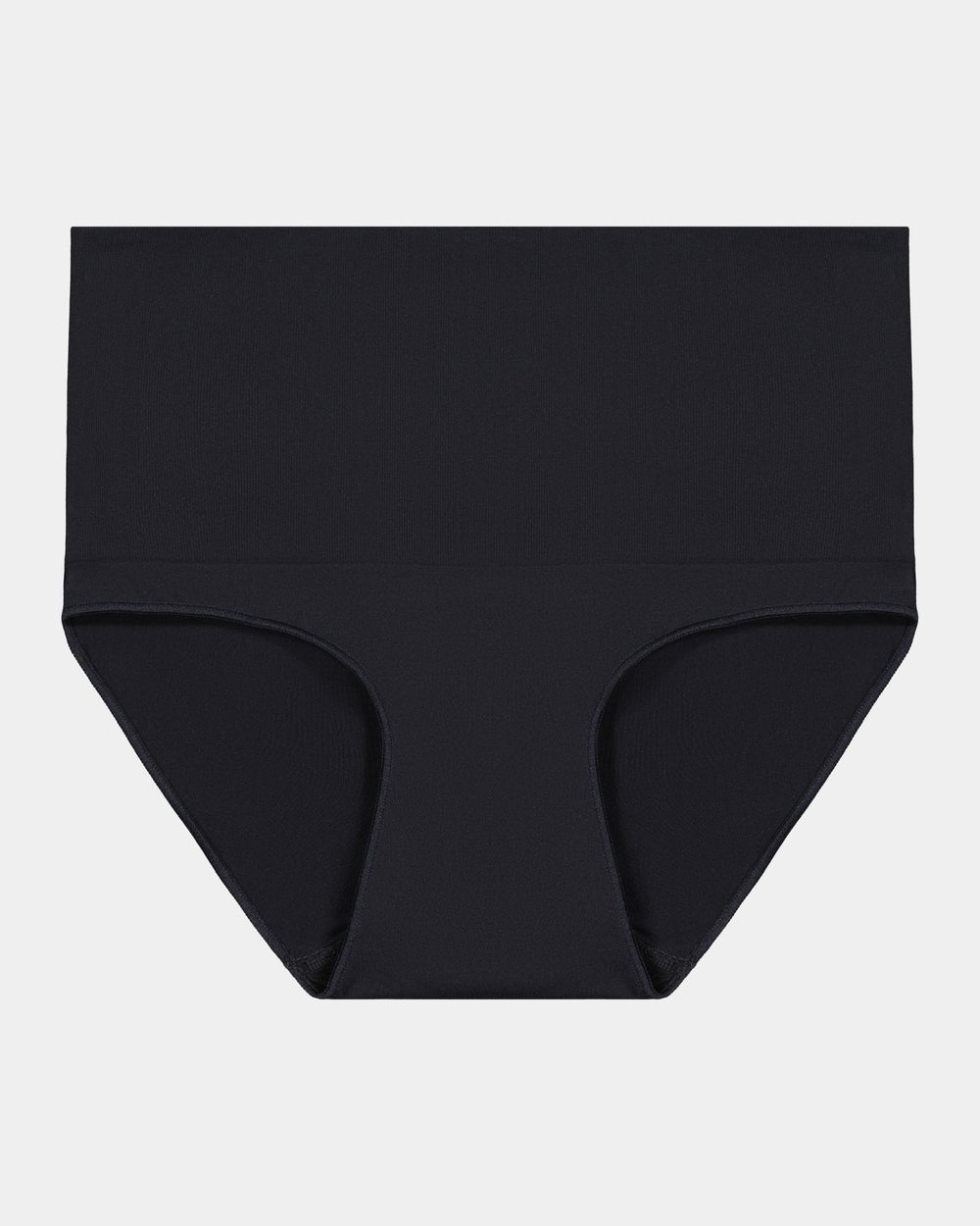 Bamboo Bodywear Full Brief in BLACK. Flat lay front view
